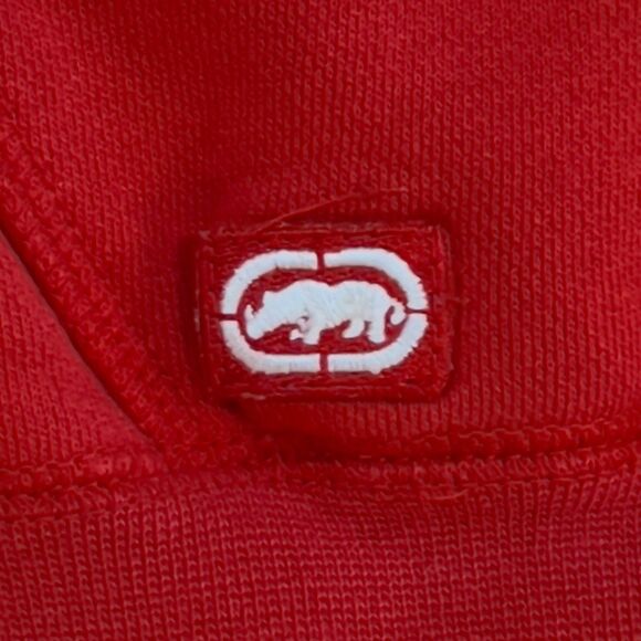 Vintage Y2K Ecko Unltd Heavy Duty Red Tag Hoodie Sweatshirt - Men's Large - Picture 4 of 14